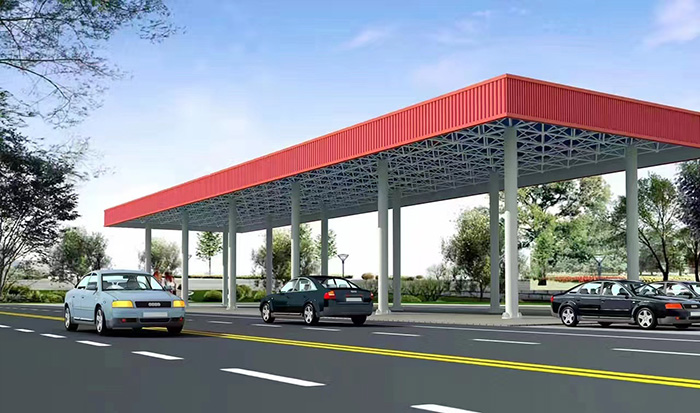 加油站网架设计